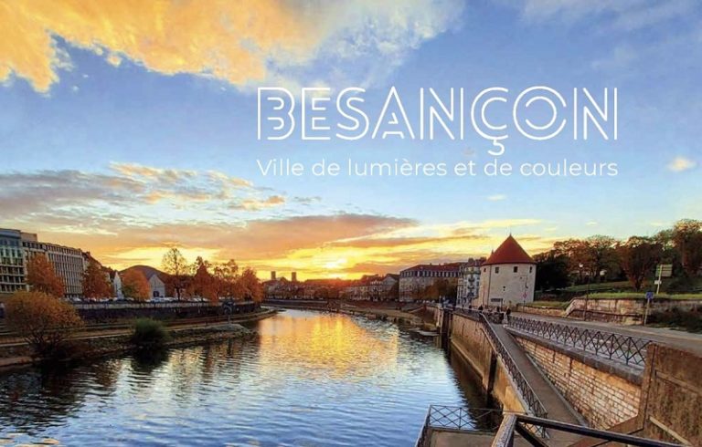 vue de Besançon depuis le pont Battant